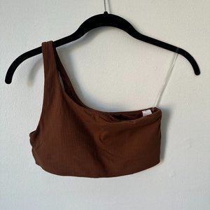lululemon ribbed nulu asymmetrical bra